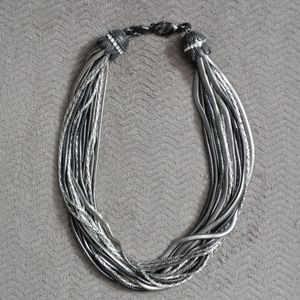 Lia Sophia Gunmetal/Black Necklace